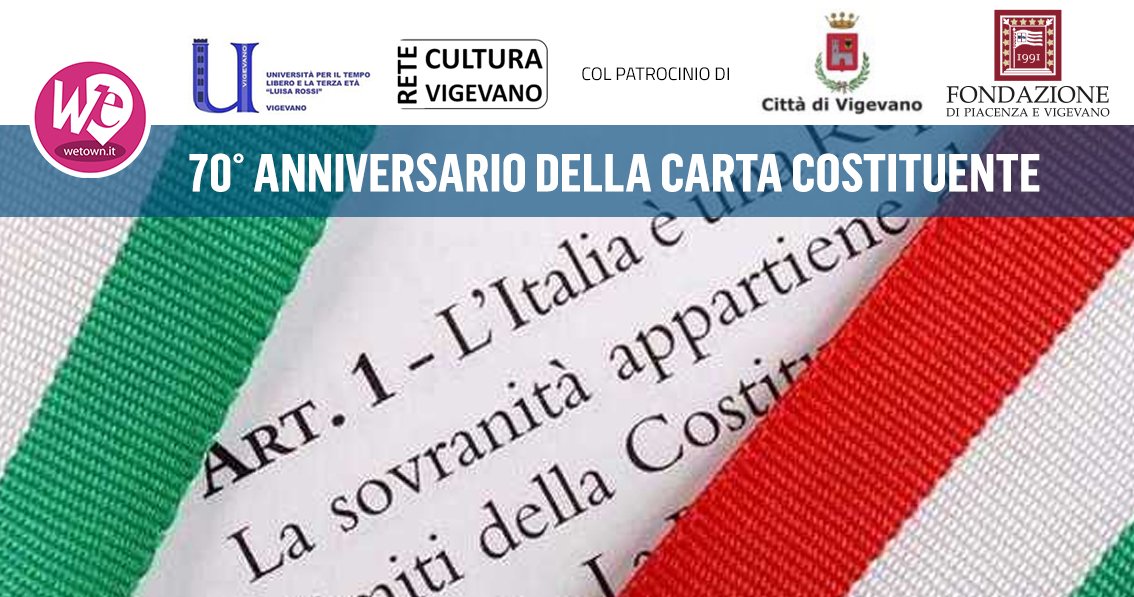 70° ANNIVERSARIO DELLA CARTA COSTITUENTE