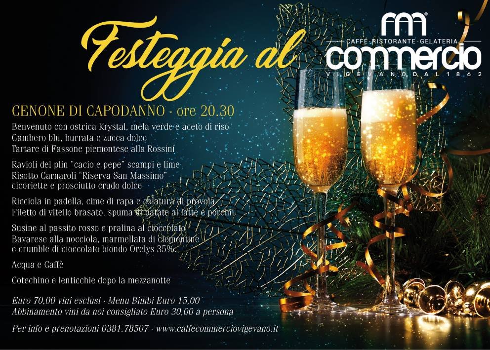 Festeggia il Capodanno al Caffè Commercio