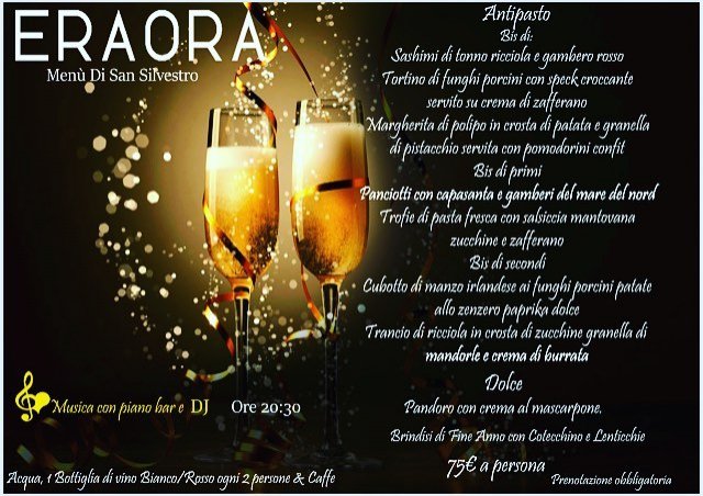 Menù di San Silvestro - ERA ORA