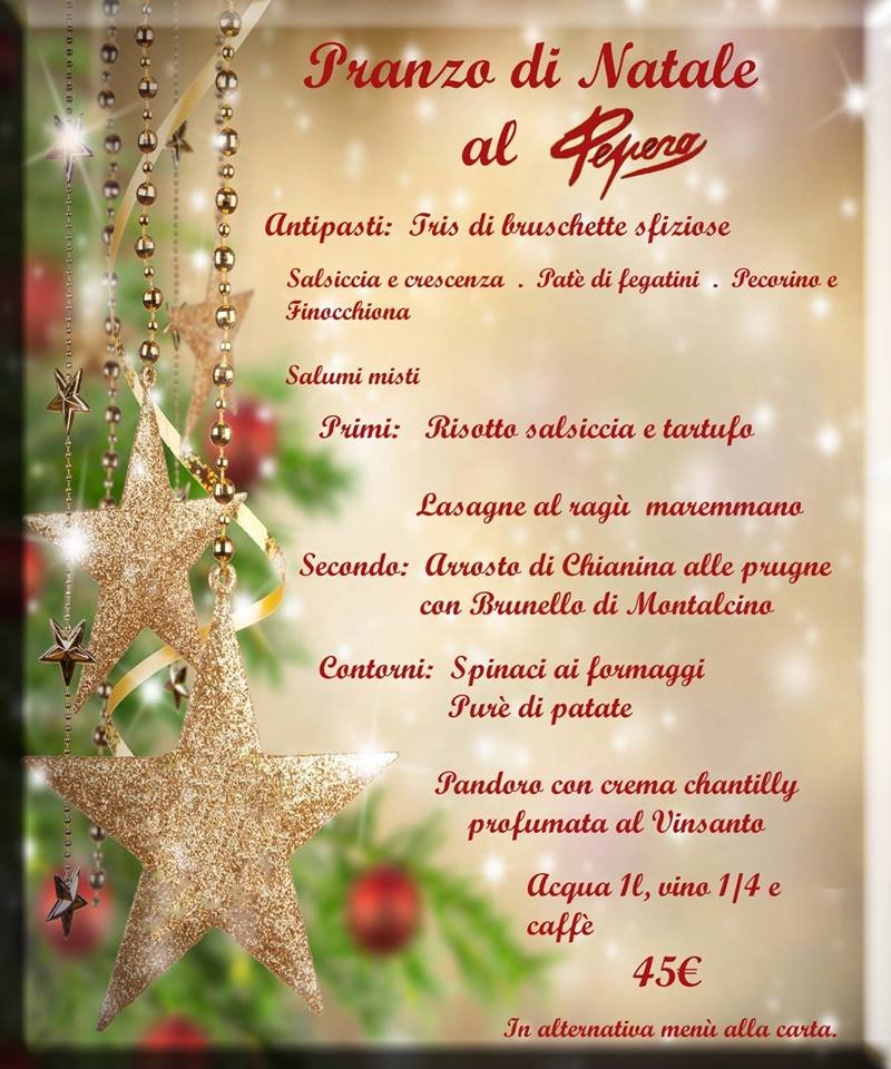 Pranzo di Natale al Pepero