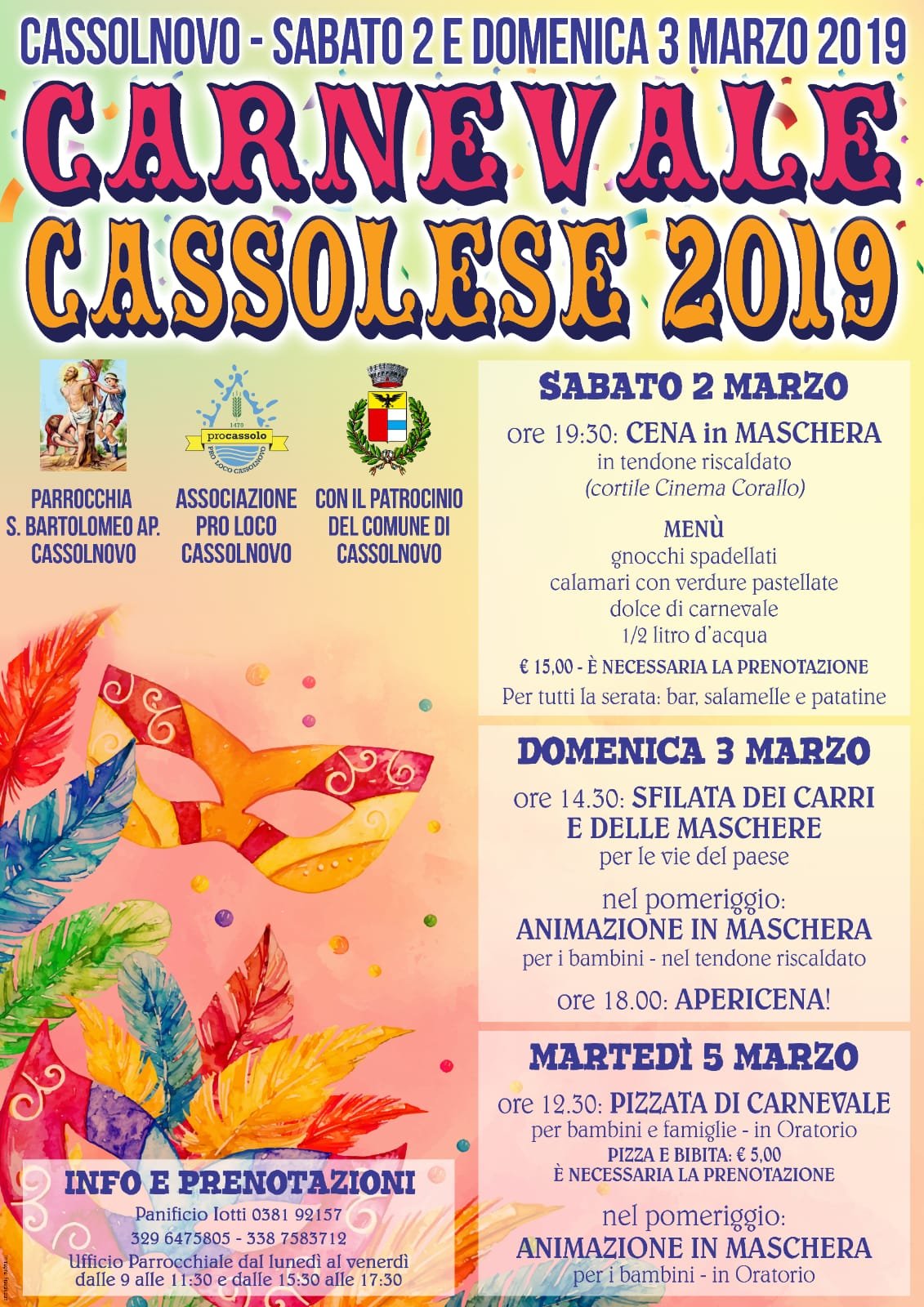 Carnevale Cassolese 2019