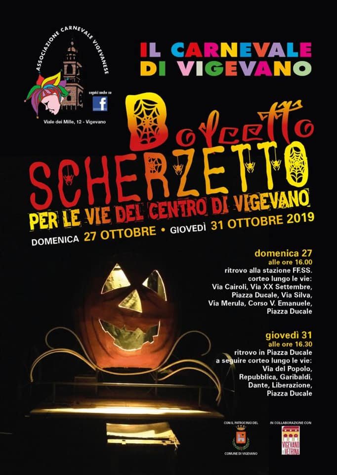 Dolcetto o Scherzetto per le vie del centro di Vigevano