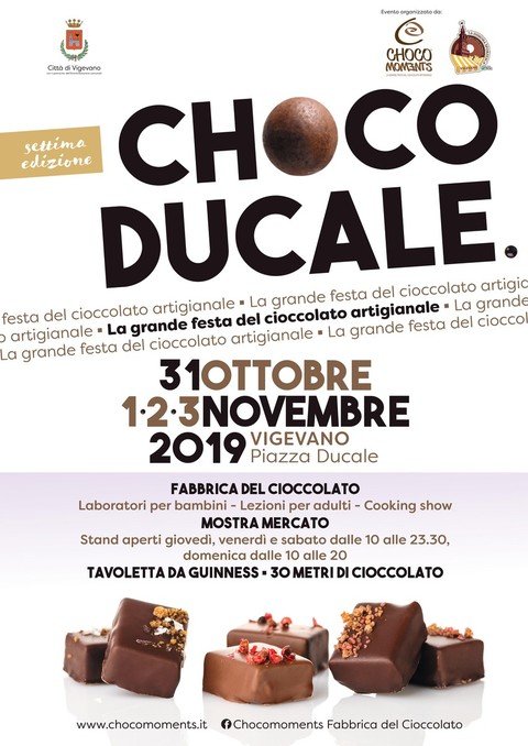 Vigevano, torna “Choco Ducale”: in piazza una girandola di eventi per celebrare il cioccolato artigianale