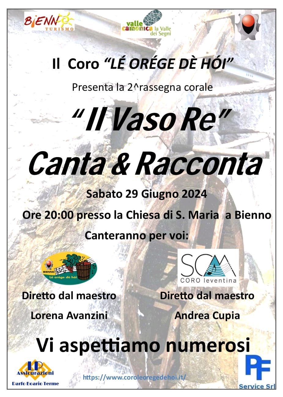 ''IL VASO RE'' CANTA & RACCONTA