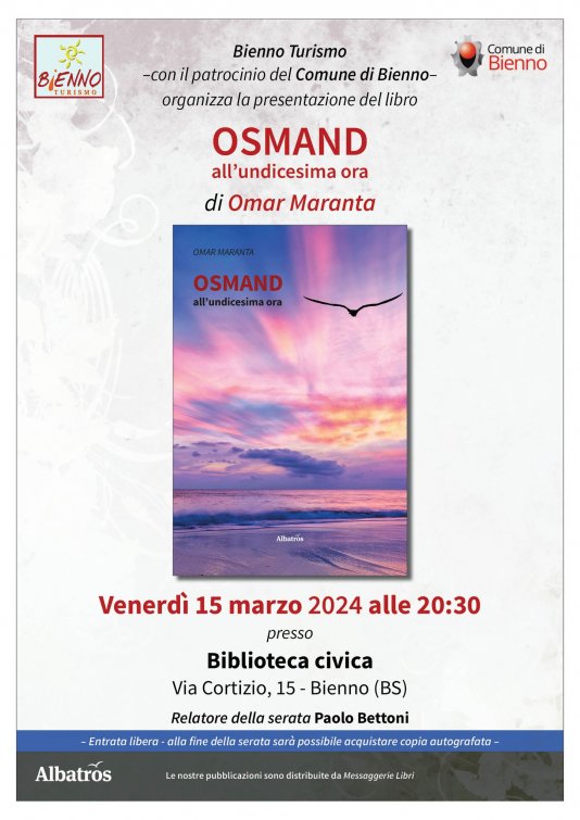 PRESENTATION OF THE BOOK ''OSMAND ALL'UNDICESIMA ORA''