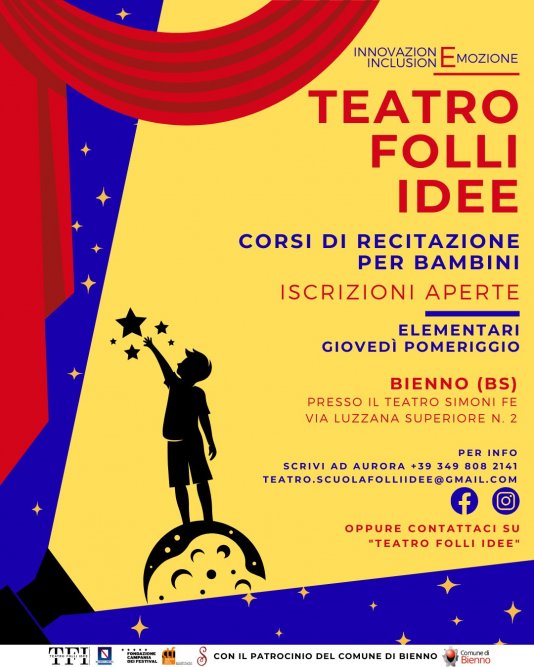 Acting classes for children in Bienno!