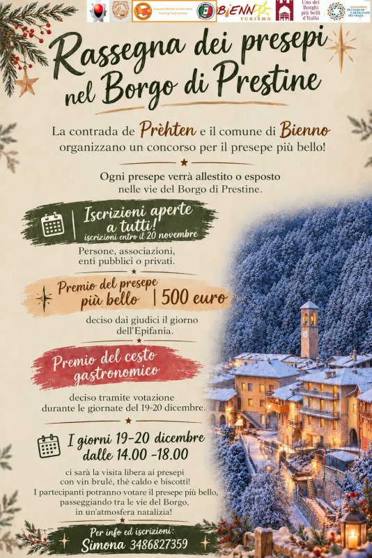 RASSEGNA DEI PRESEPI NEL BORGO DI PRESTINE