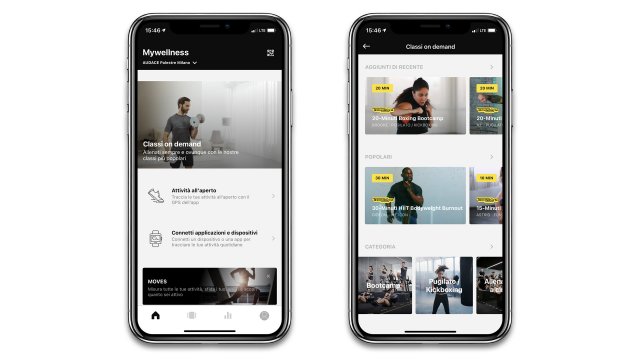 App MyWellness Audace Technogym 03