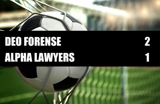 Deo Forense - Alpha Lawyers  2 - 1