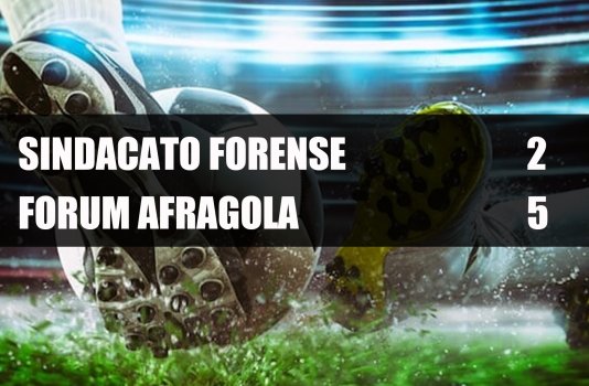 SINDACATO FORENSE - FORUM AFRAGOLA  2 - 5