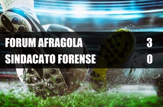 FORUM AFRAGOLA - SINDACATO FORENSE  3 - 0