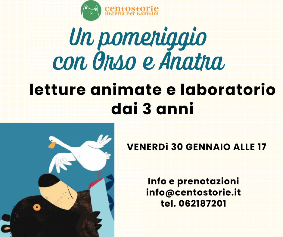 Un pomeriggio con Orso e Anatra