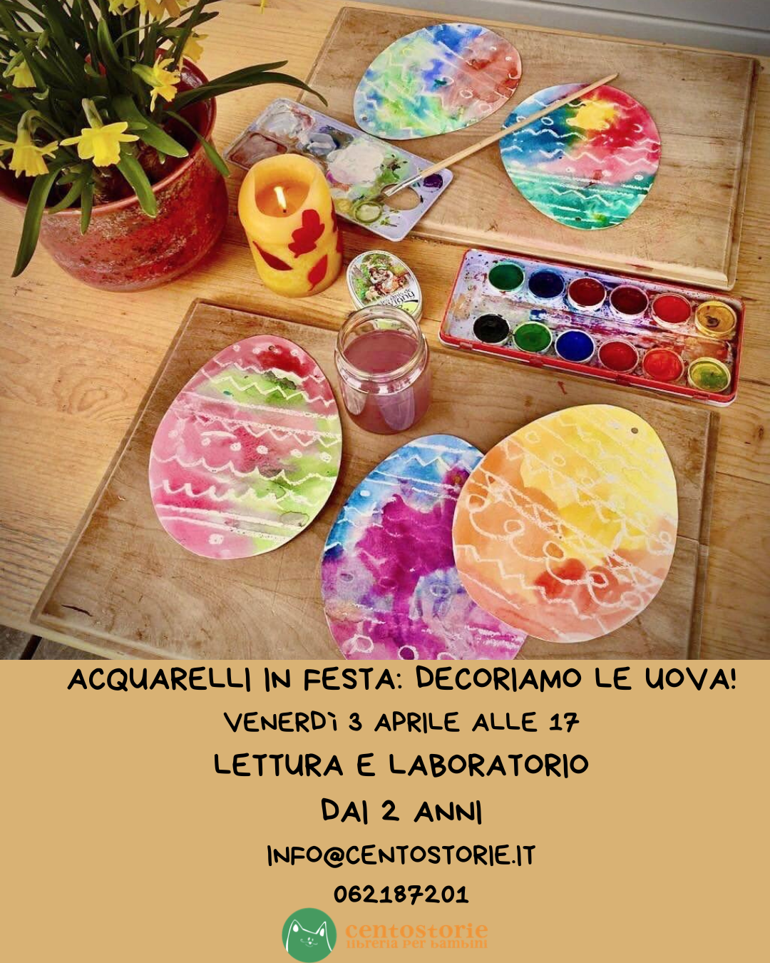 Acquarelli in Festa: Decoriamo le Uova!