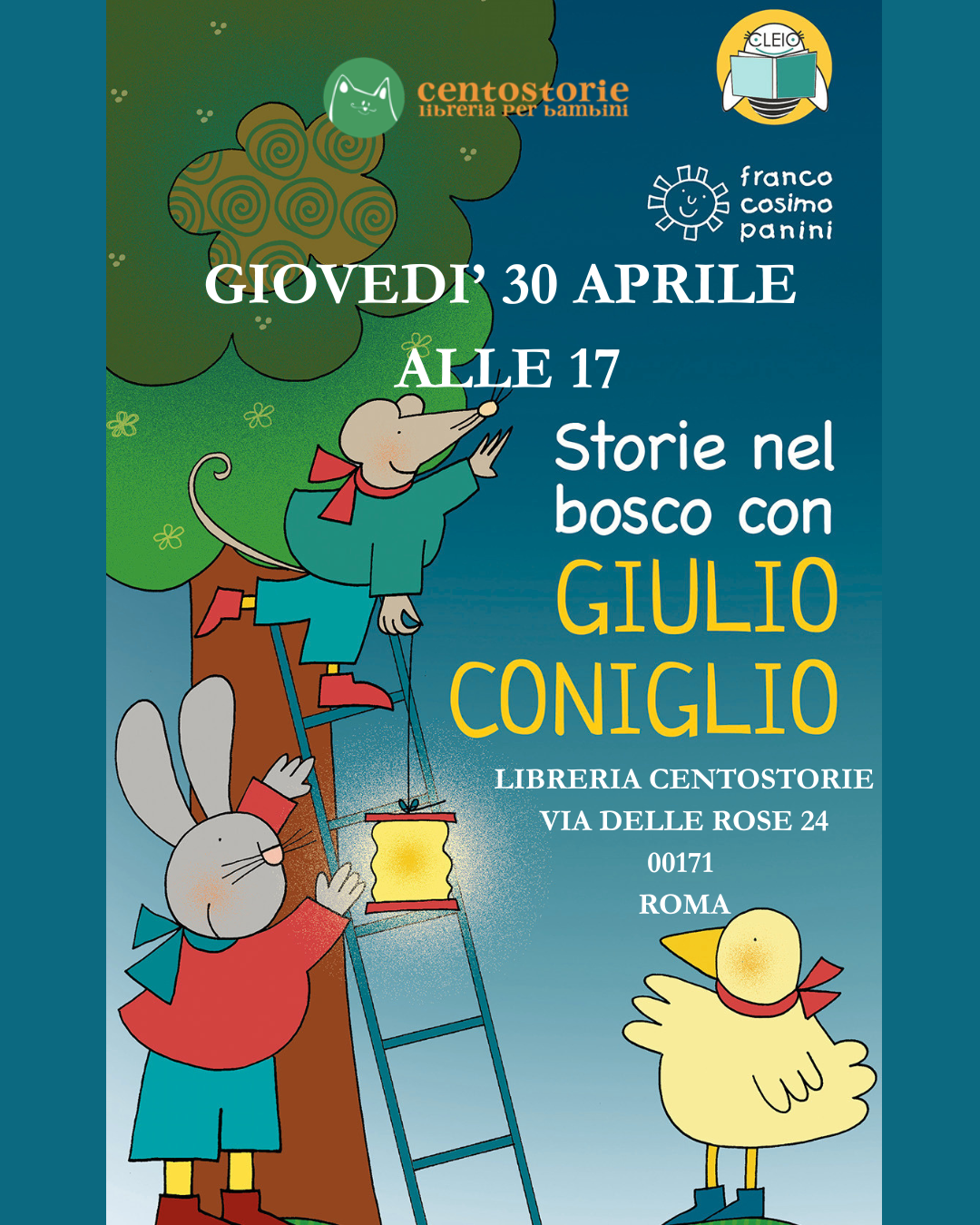 Storie nel bosco con Giulio Coniglio