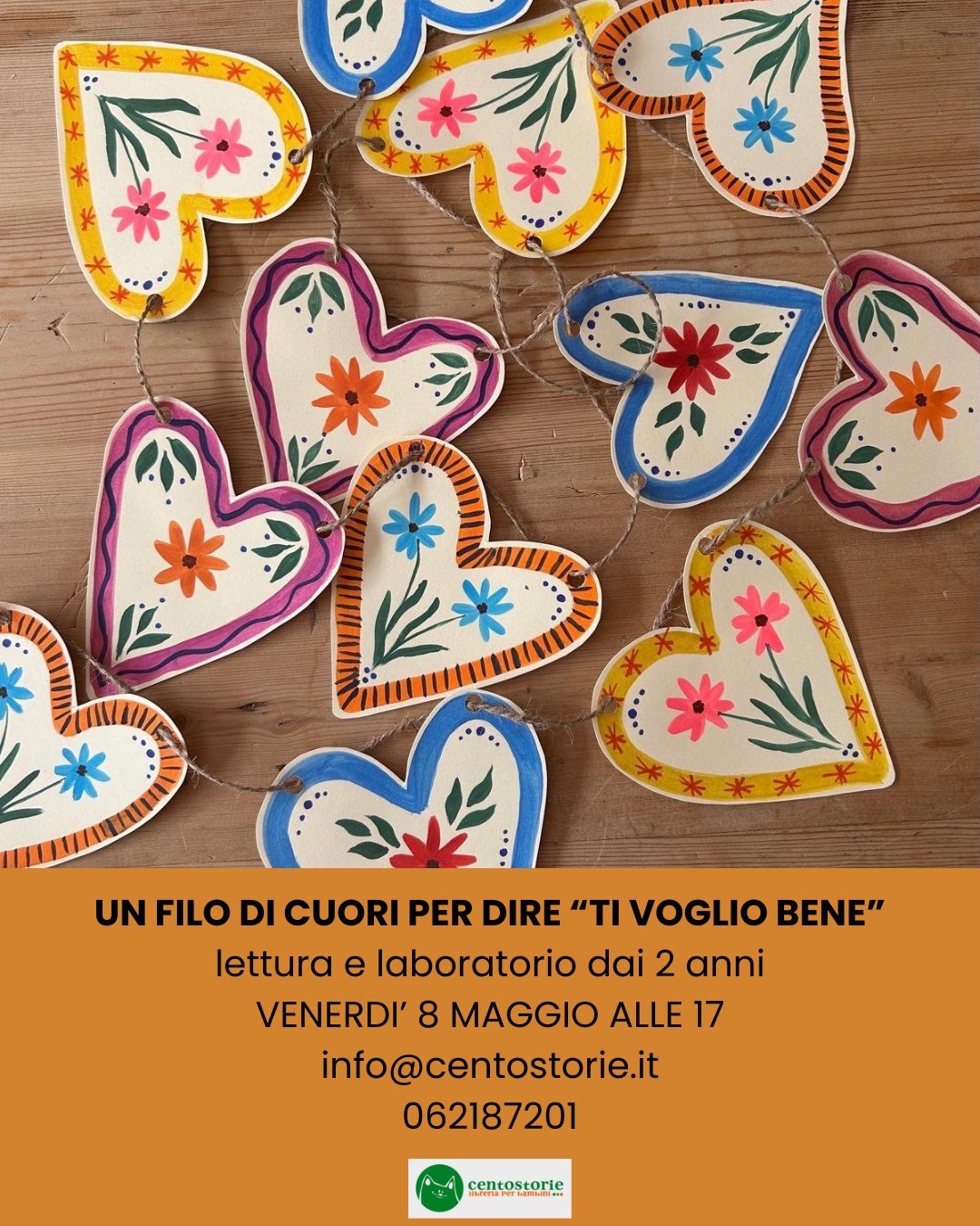 Speciale festa della mamma: Un filo di cuori per dire “ti voglio bene”